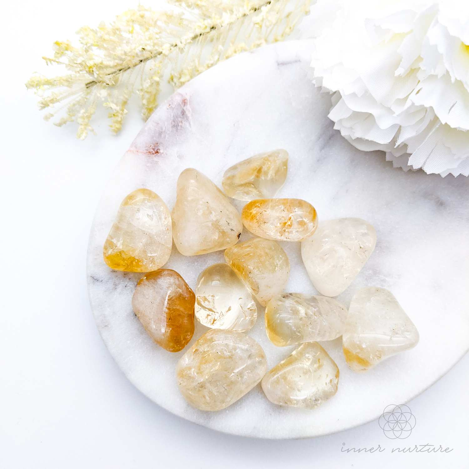 citrine tumbles - crystals australia
