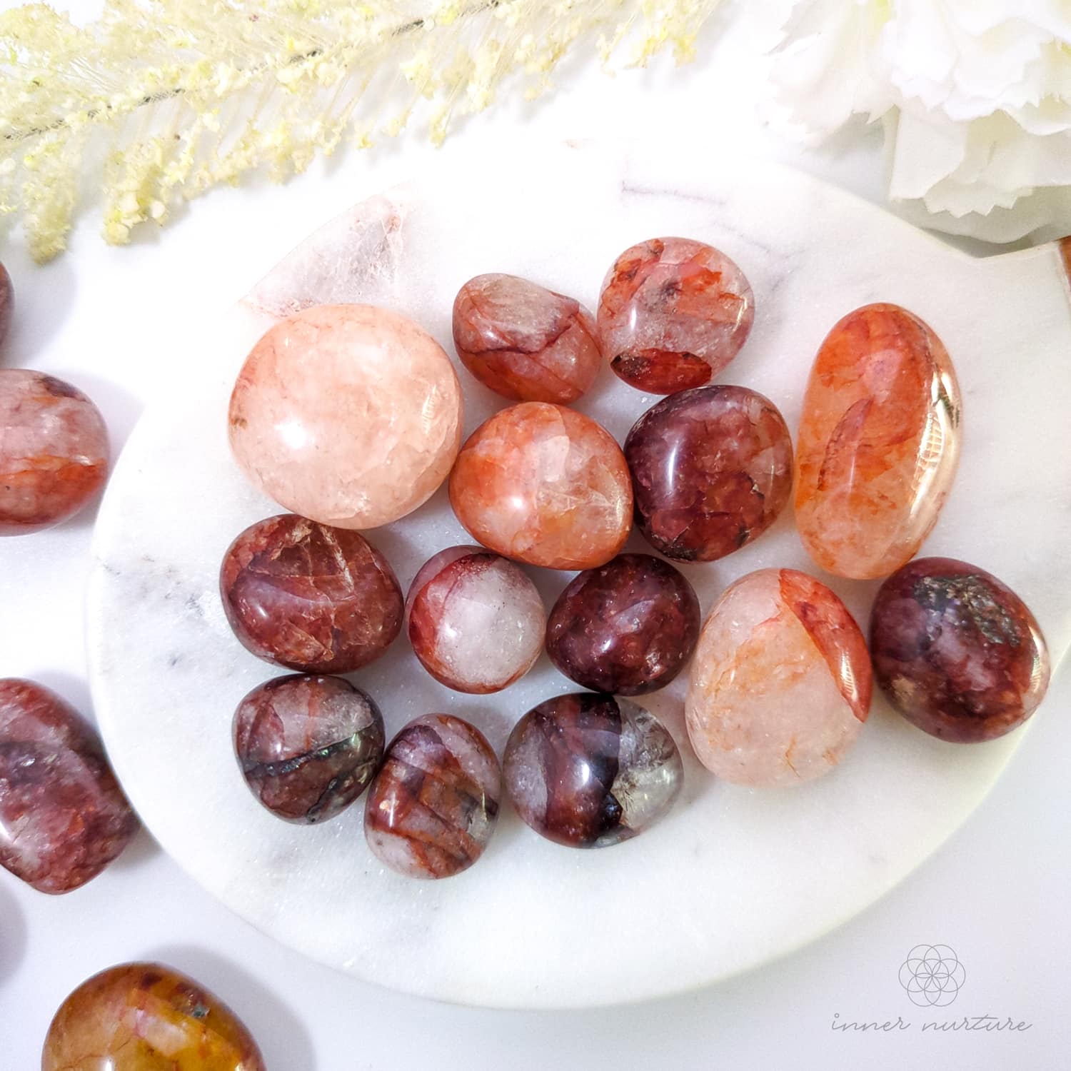 Fire Quartz Tumble (Hematoid Quartz) - Crystal Shop Online Australia | Inner Nurture
