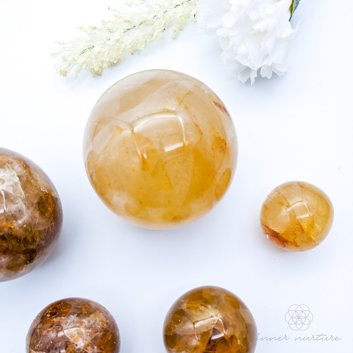 Golden Healer Sphere - Beautiful Healing Crystals Australia | Inner Nurture