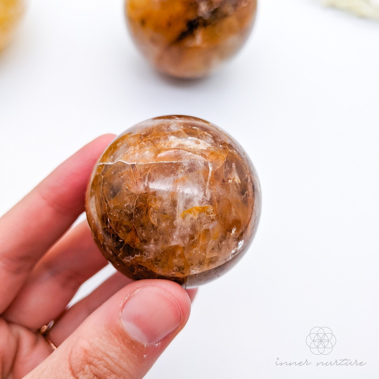 Golden Healer Sphere - Beautiful Healing Crystals Australia | Inner Nurture
