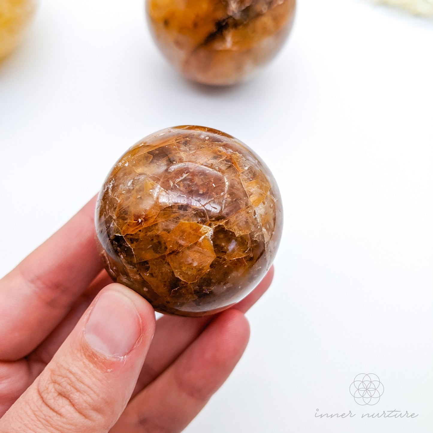 Golden Healer Sphere - Beautiful Healing Crystals Australia | Inner Nurture