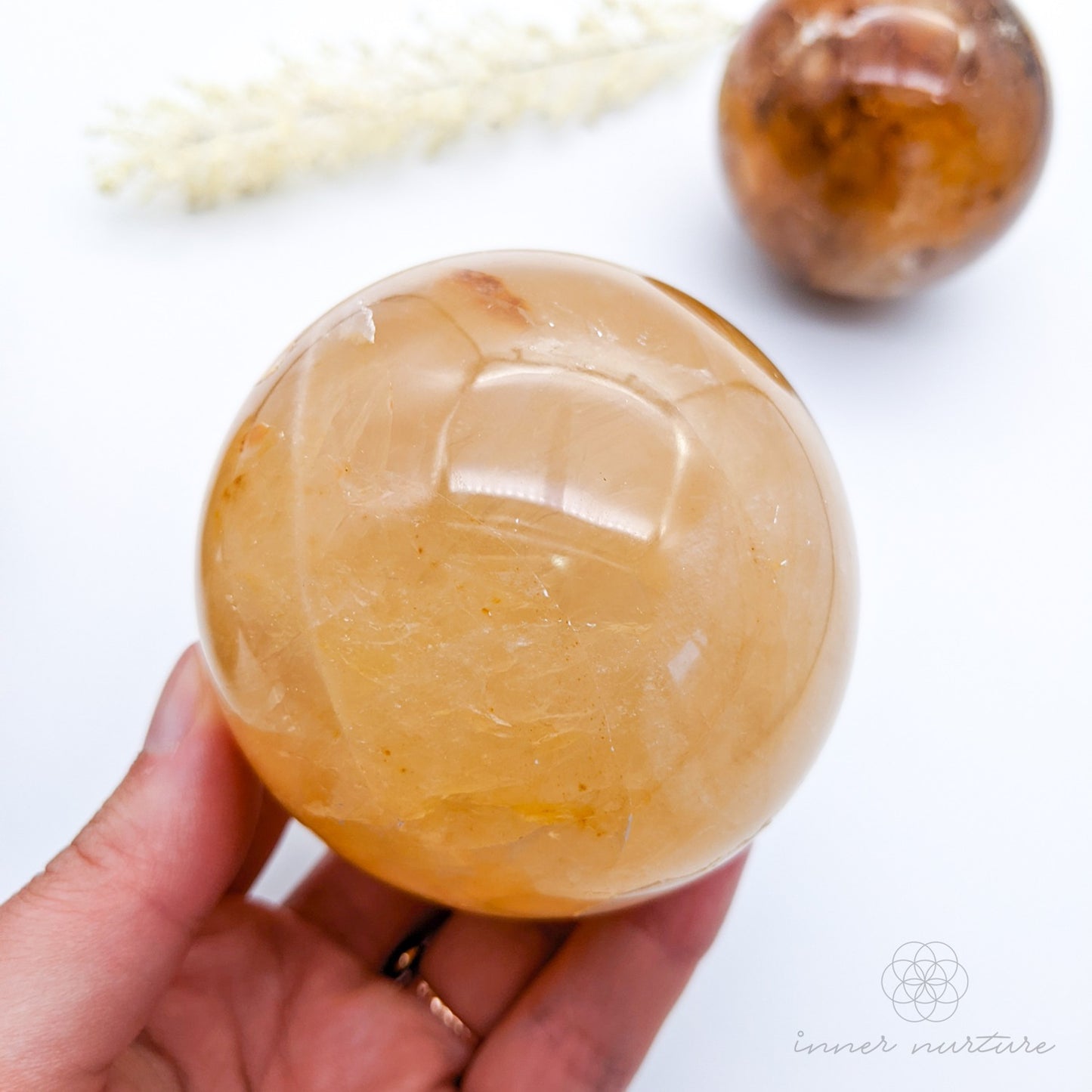 Golden Healer Sphere - Beautiful Healing Crystals Australia | Inner Nurture