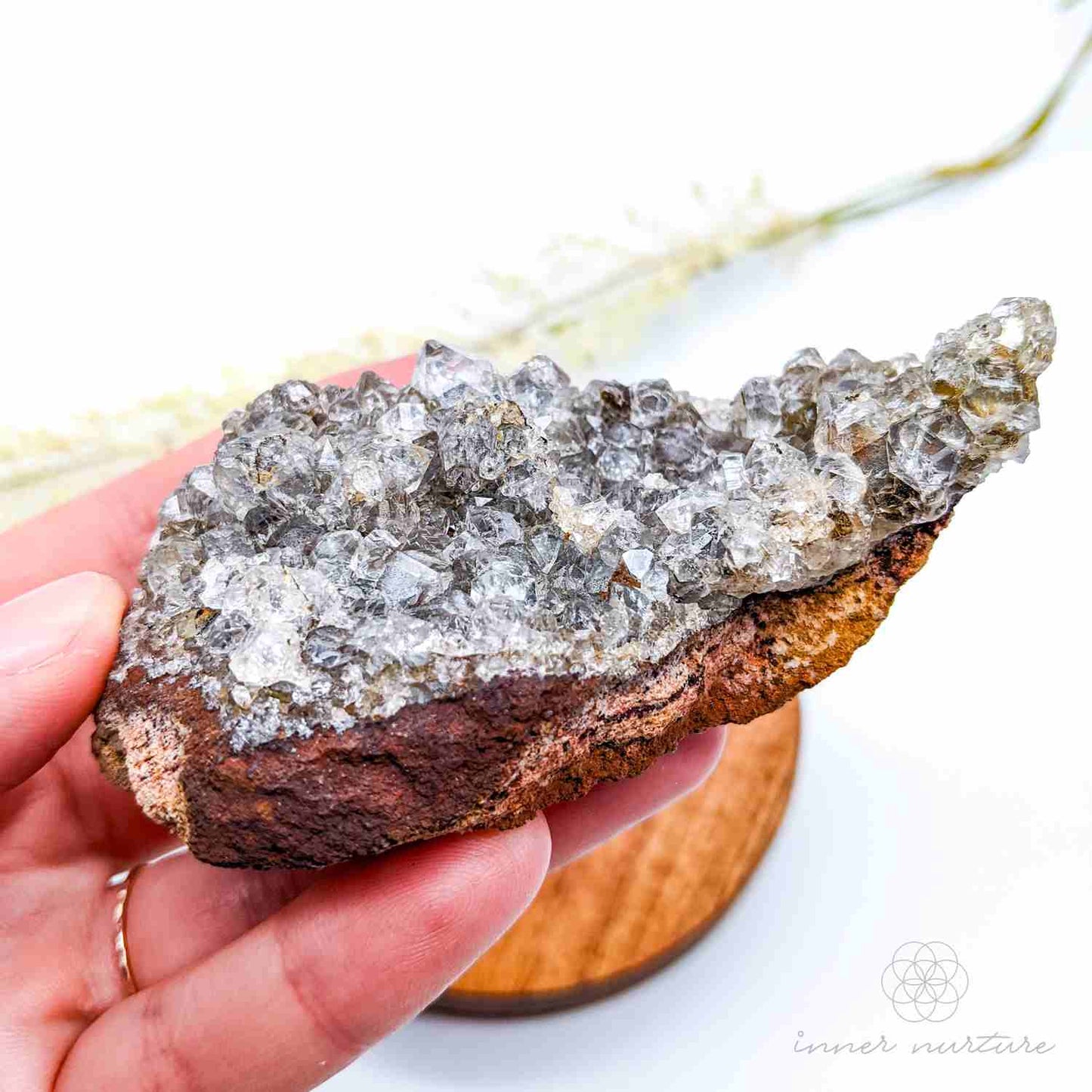 Limonite Quartz Cluster (Golden Healer) - #9 | Crystal Shop Australia - Inner Nurture