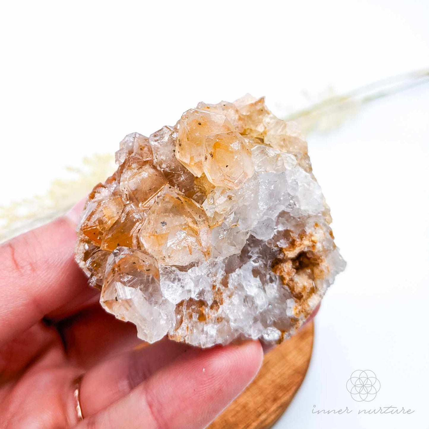 Limonite Quartz Cluster (Golden Healer) - #18 | Crystal Shop Australia - Inner Nurture
