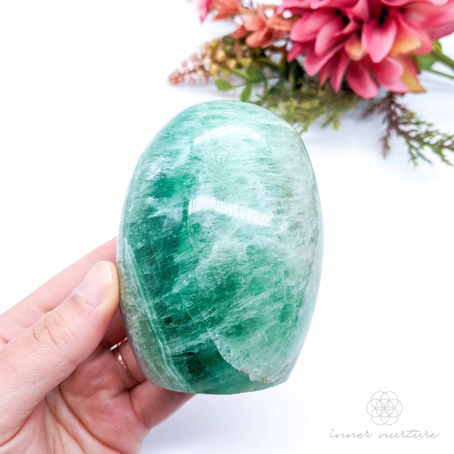 Green Fluorite Polished Free Form | #1