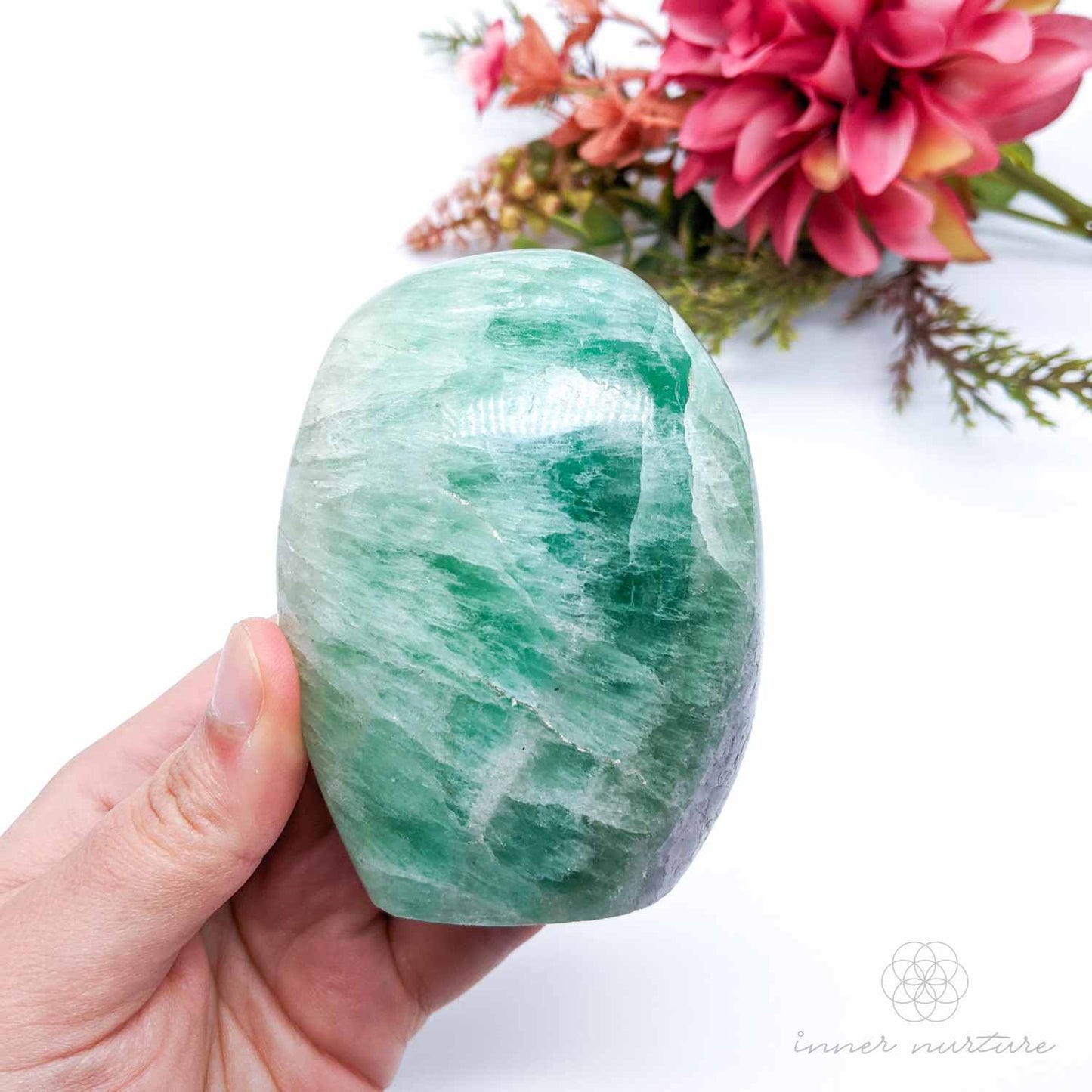Green Fluorite Polished Free Form | #1