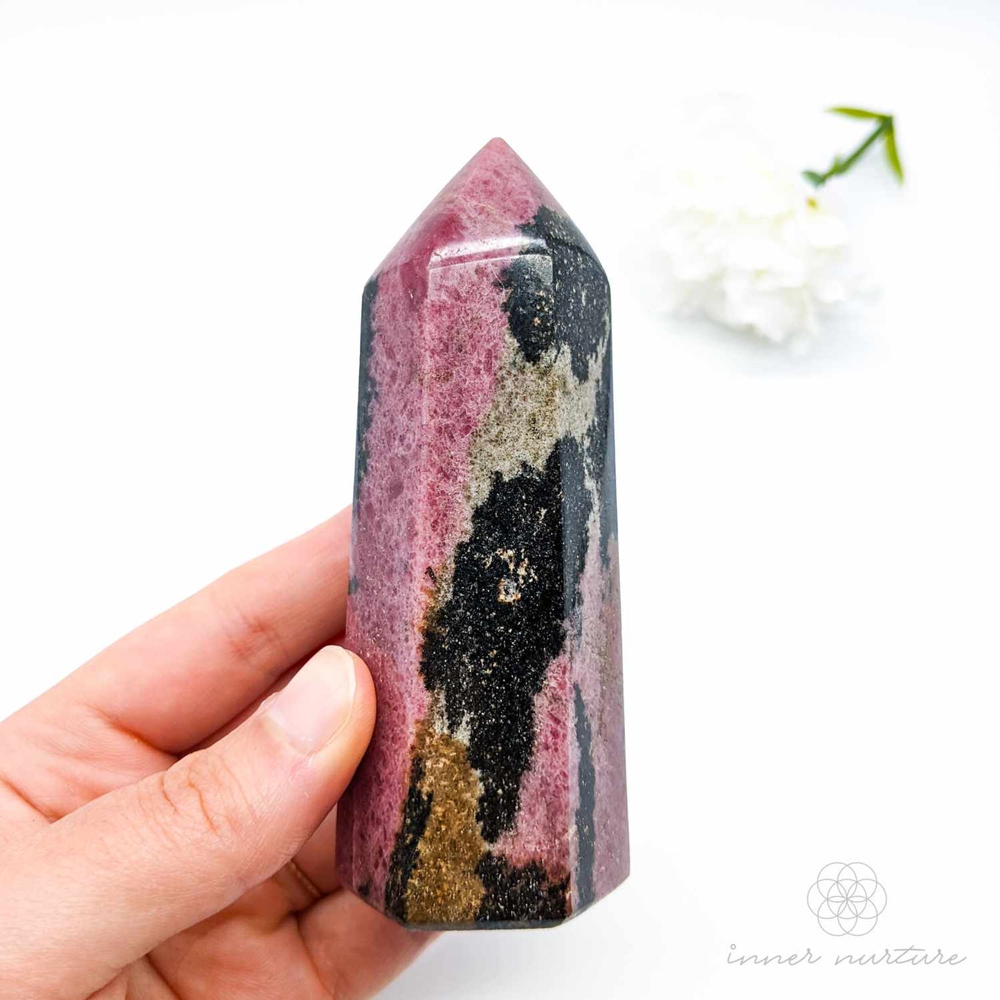 Rhodonite Generator - #3 | Crystal Shop Australia - Inner Nurture