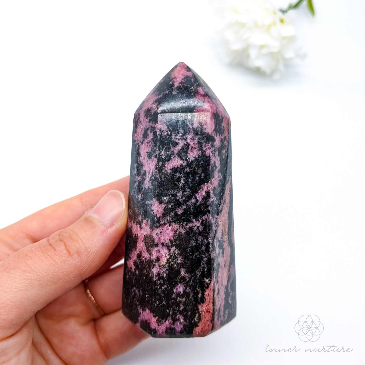 Rhodonite Generator - #6 | Crystal Shop Australia - Inner Nurture