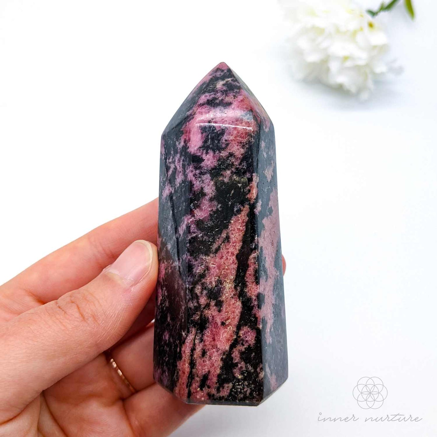 Rhodonite Generator - #6 | Crystal Shop Australia - Inner Nurture