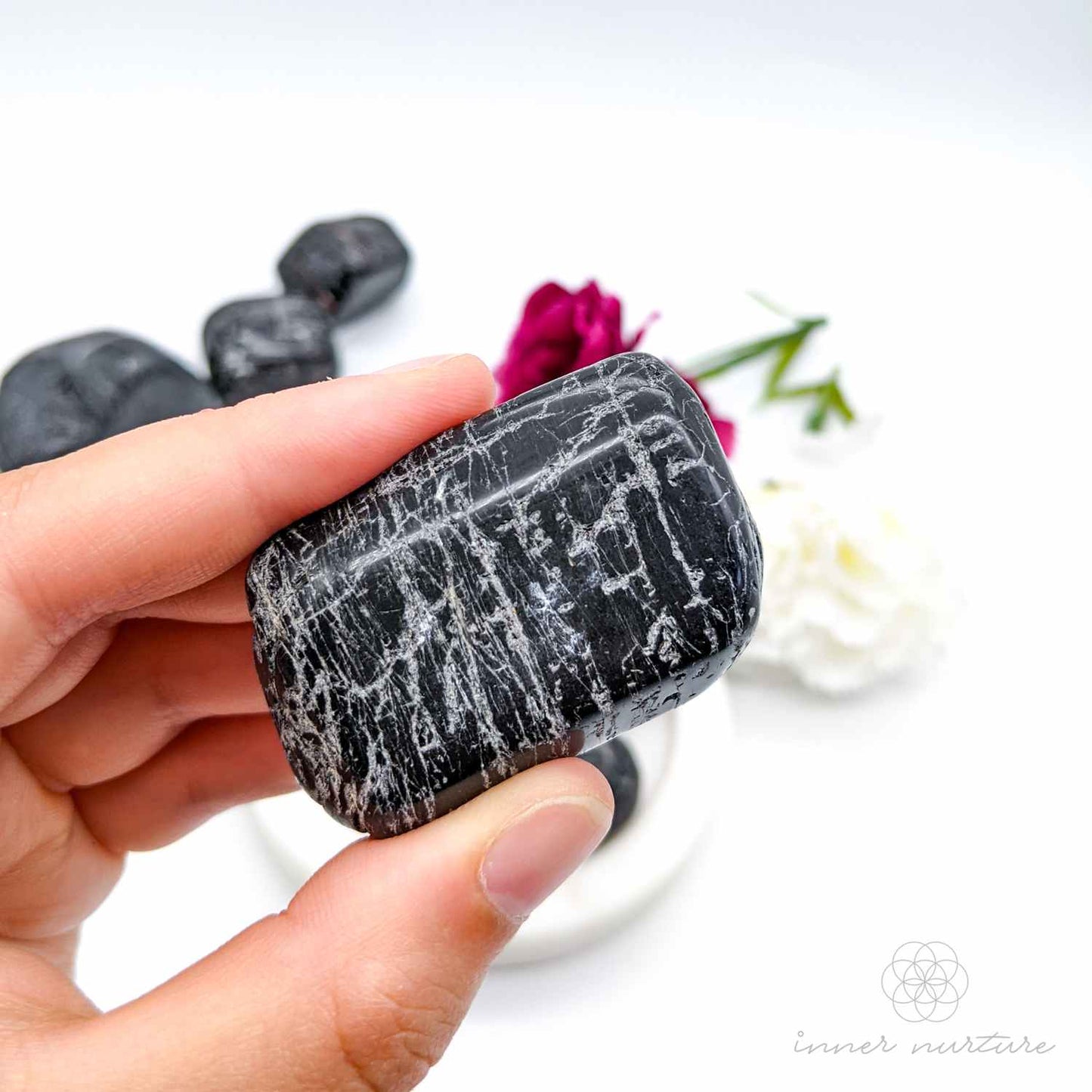Black Tourmaline Tumble - Large Sizes | Crystal Shop Australia - Inner Nurture