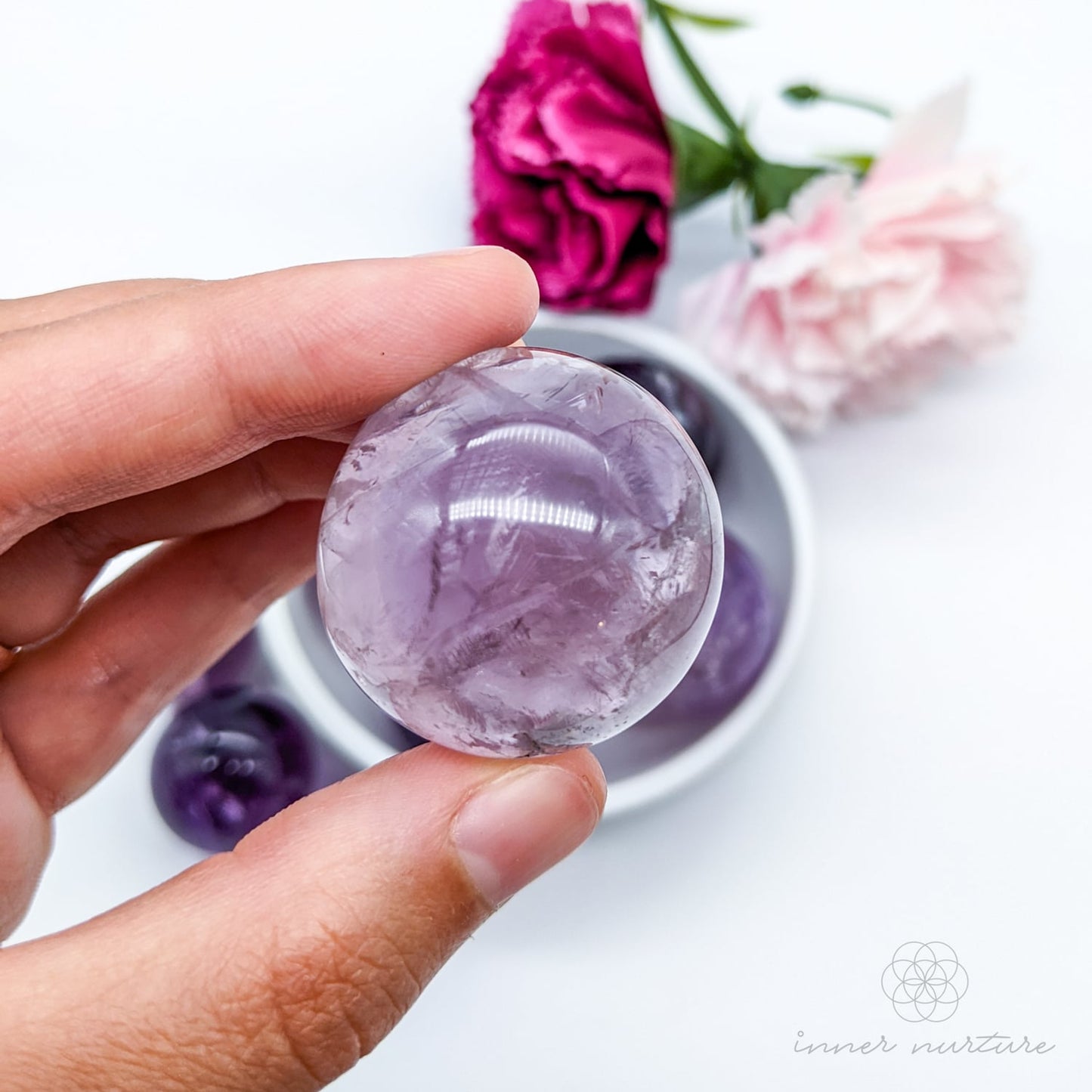 Amethyst Mini Sphere | Crystal Shop Australia - Inner Nurture