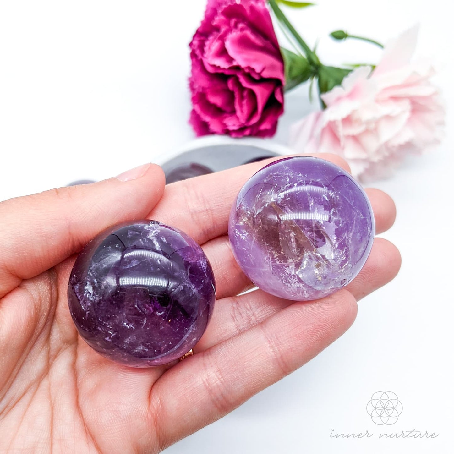Amethyst Mini Sphere | Crystal Shop Australia - Inner Nurture