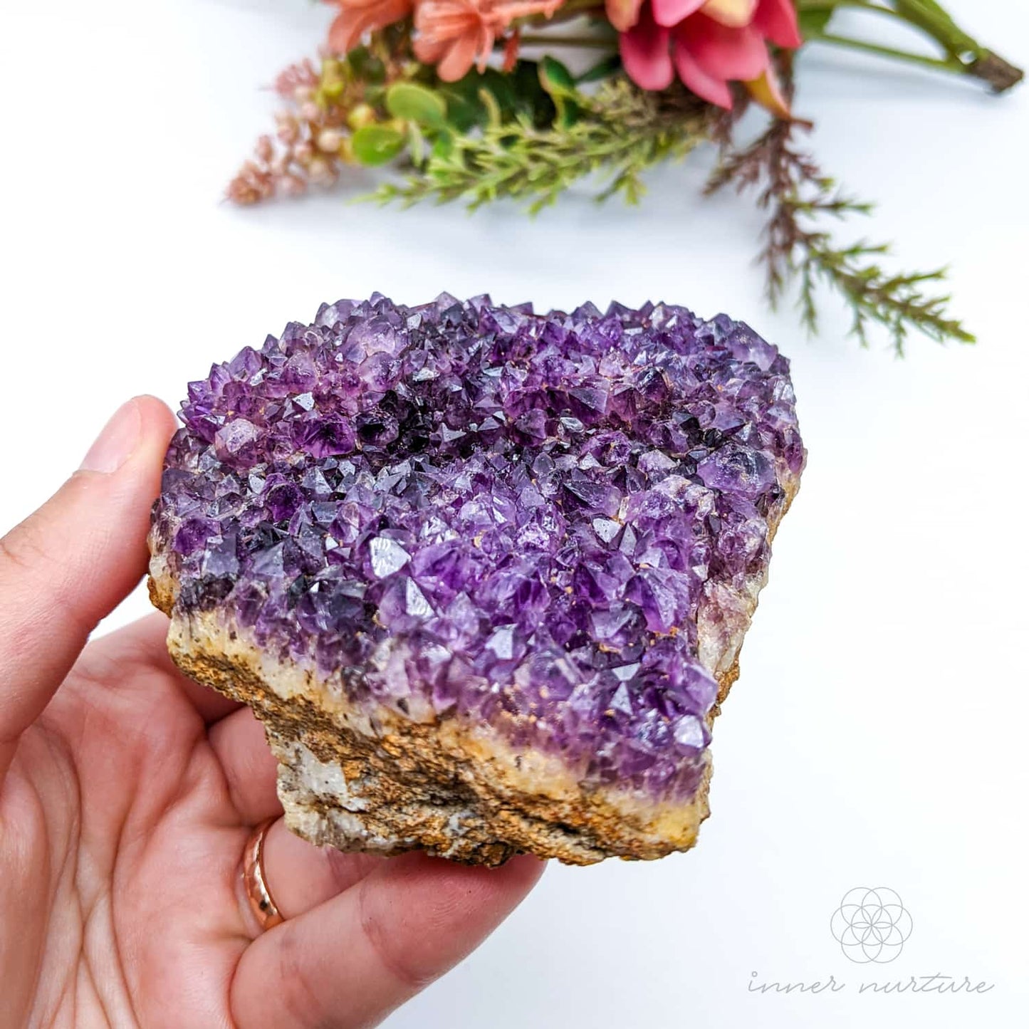 Amethyst Cluster - #3 | Crystal Shop Australia - Inner Nurture