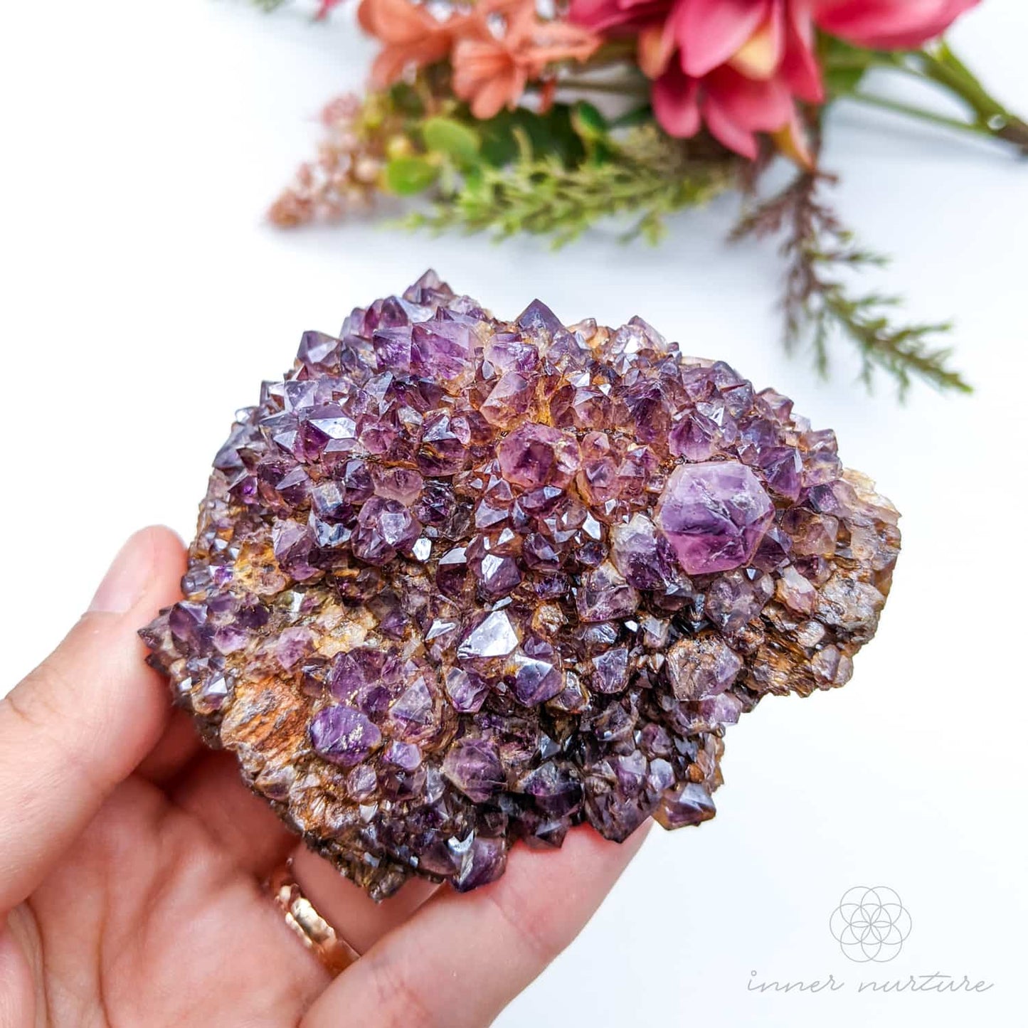 Amethyst Cluster - #5 | Crystal Shop Australia - Inner Nurture