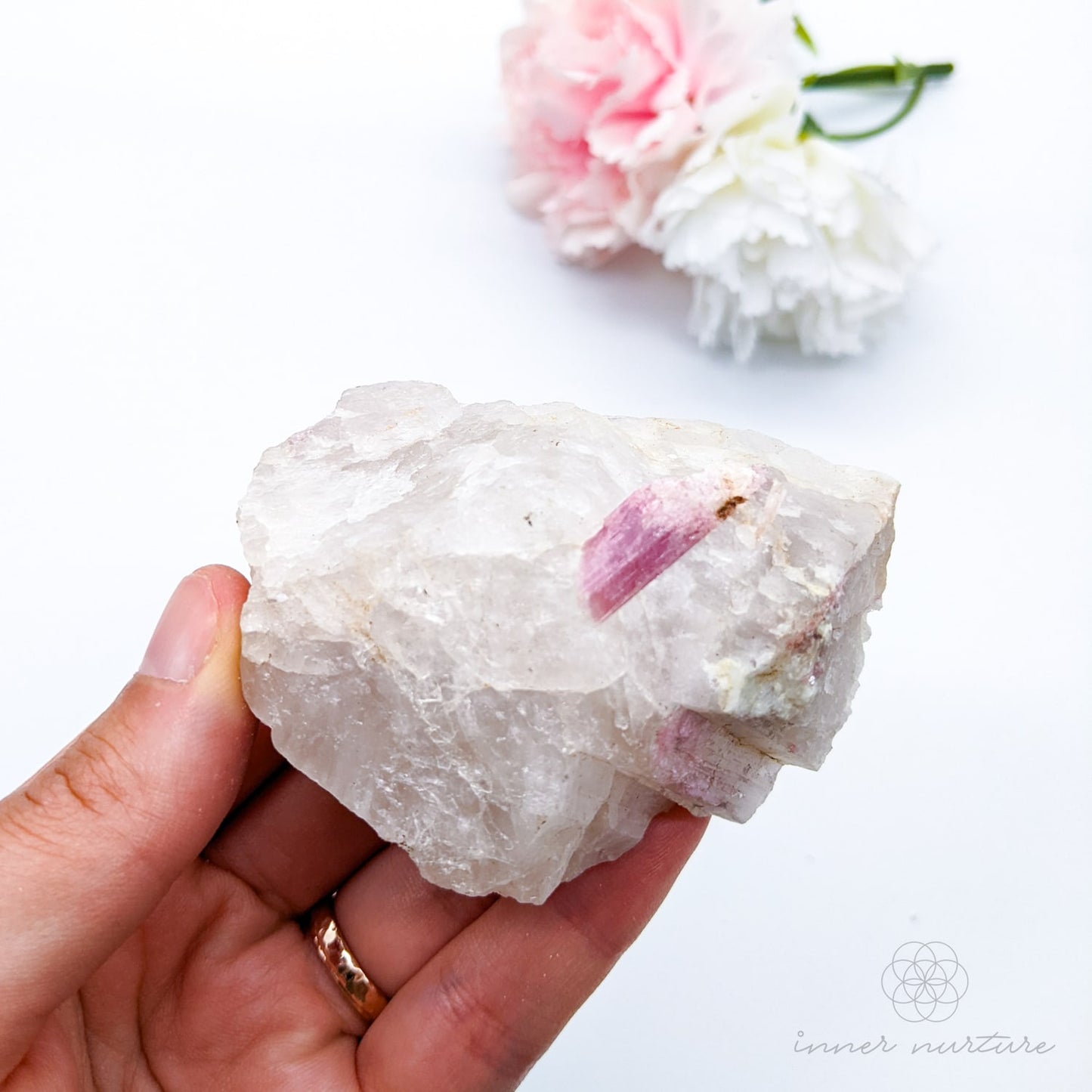 Pink Tourmaline Rough (In Matrix) - #6 | Crystal Shop Australia - Inner NurturePink Tourmaline Rough (In Matrix) - #6 | Crystal Shop Australia - Inner Nurture
