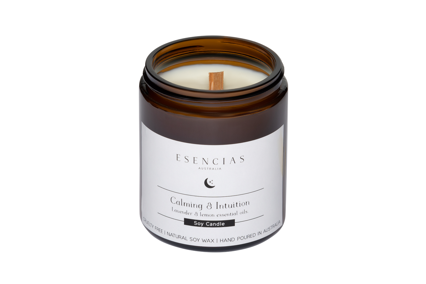Calming & Intuition Essential Oil Soy Candle - 250ml - Esencias Australia | Inner Nurture
