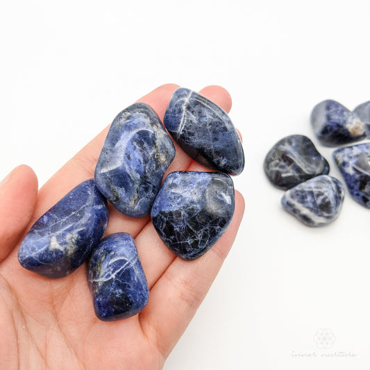 Sodalite Tumble - Crystal Shop Australia | Inner Nurture - Ethically Sourced - Buy Crystals Online