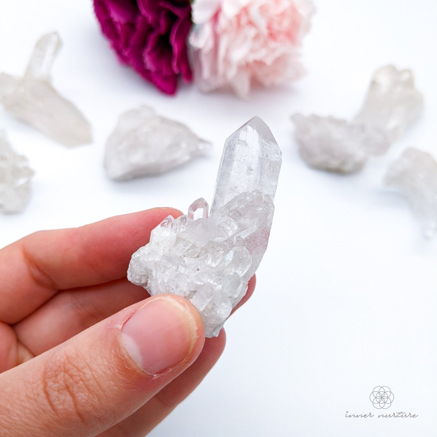 Clear Quartz Cluster - Small Sizes | Beautiful Healing Crystals Australia - Shop Online | Ethically Sourced