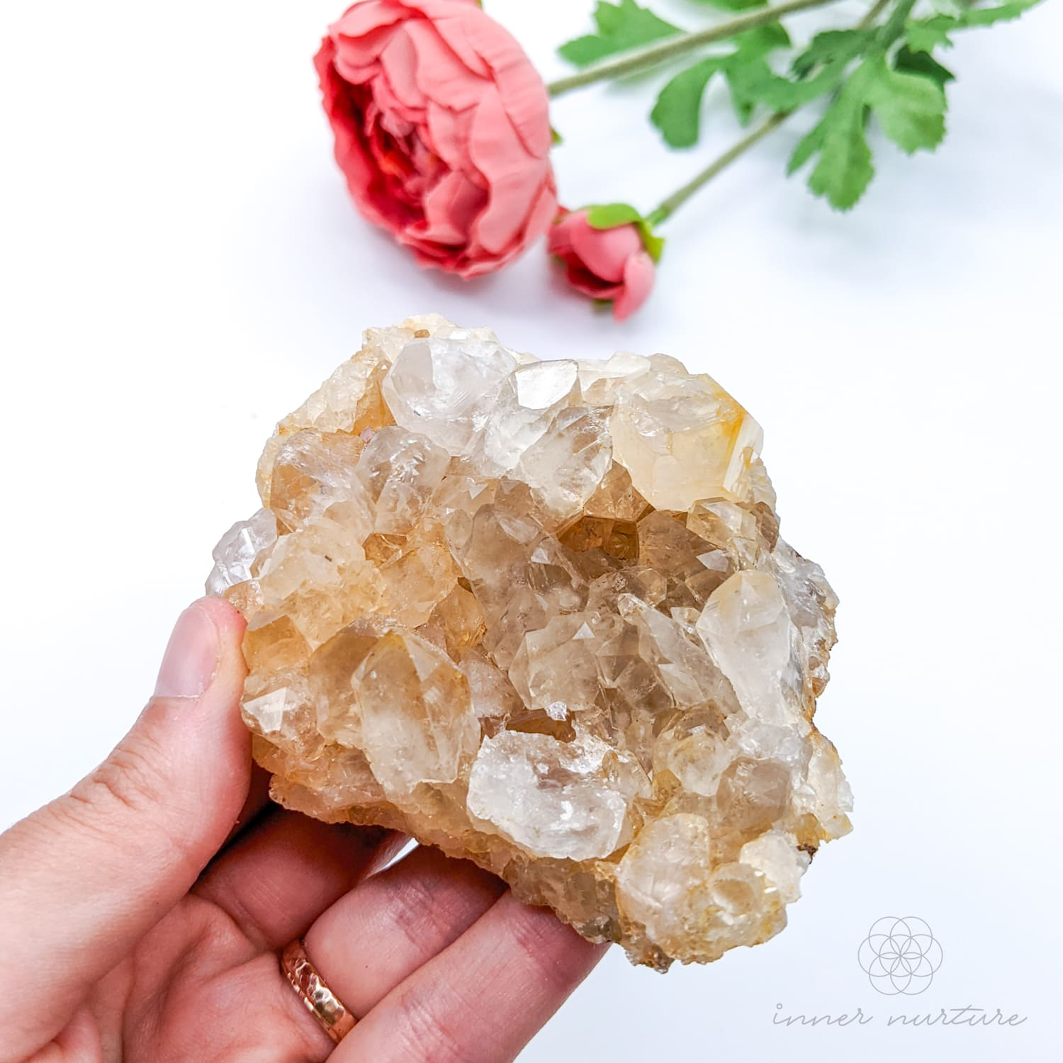 spirit quartz crystal cluster - inner nurture crystal shop australia