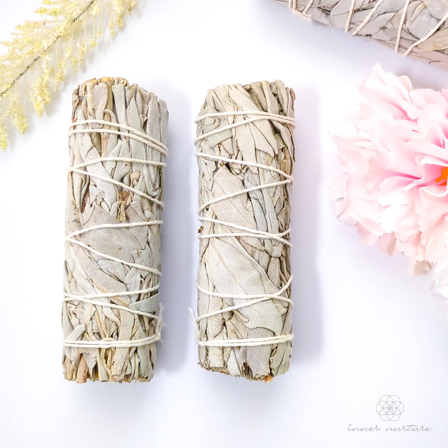 white sage smudge sticks & palo santo - Inner Nurture crystals - online shop australia - consciously sourced