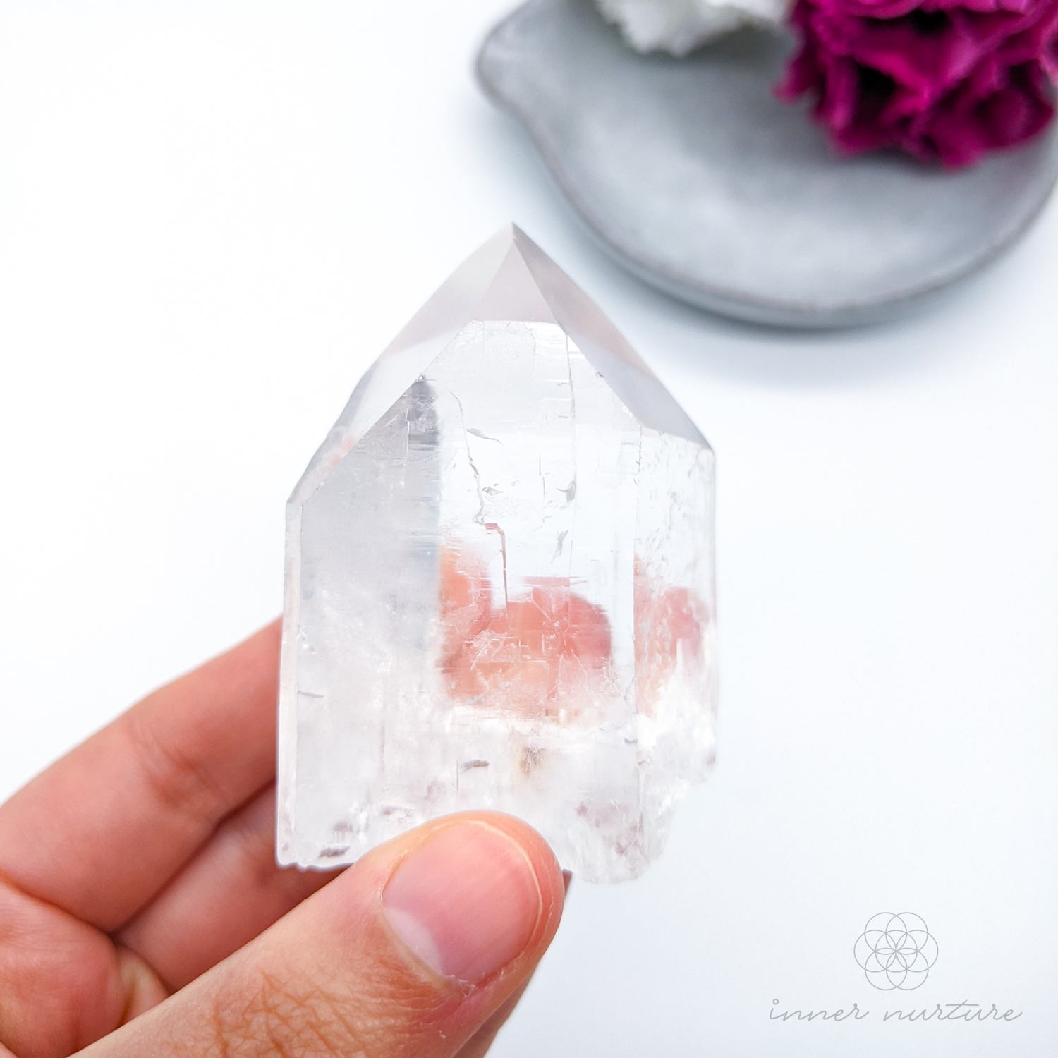 clear quartz point - inner nurture online crystal shop