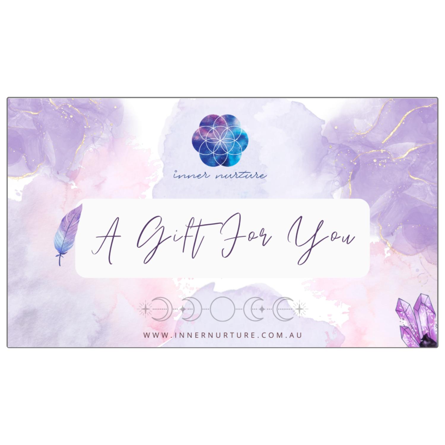 gift card collection - Inner Nurture crystals - online shop australia - consciously sourced