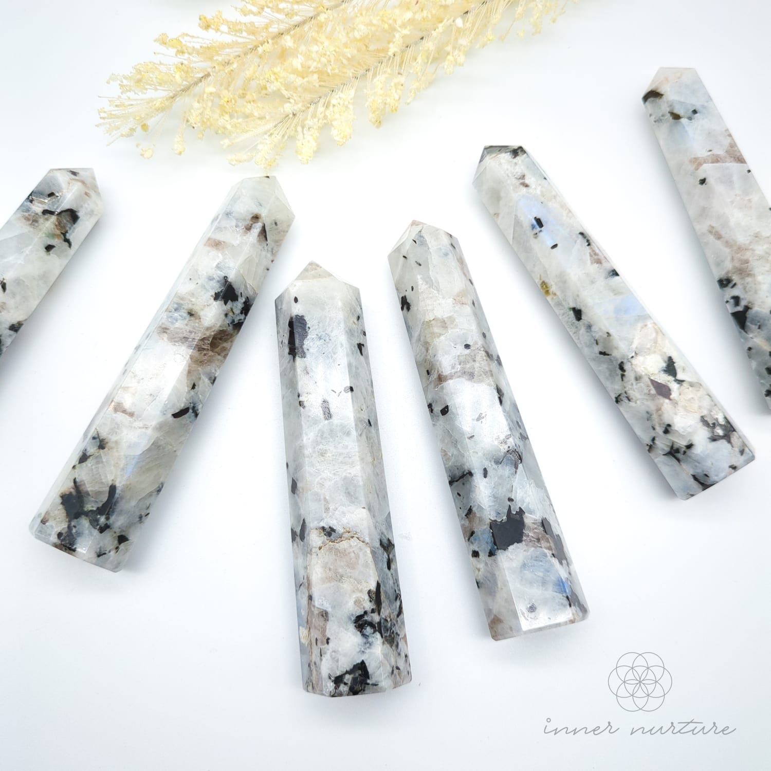 Rainbow Moonstone Generator Tower | Crystal Shop Australia - Inner Nurture