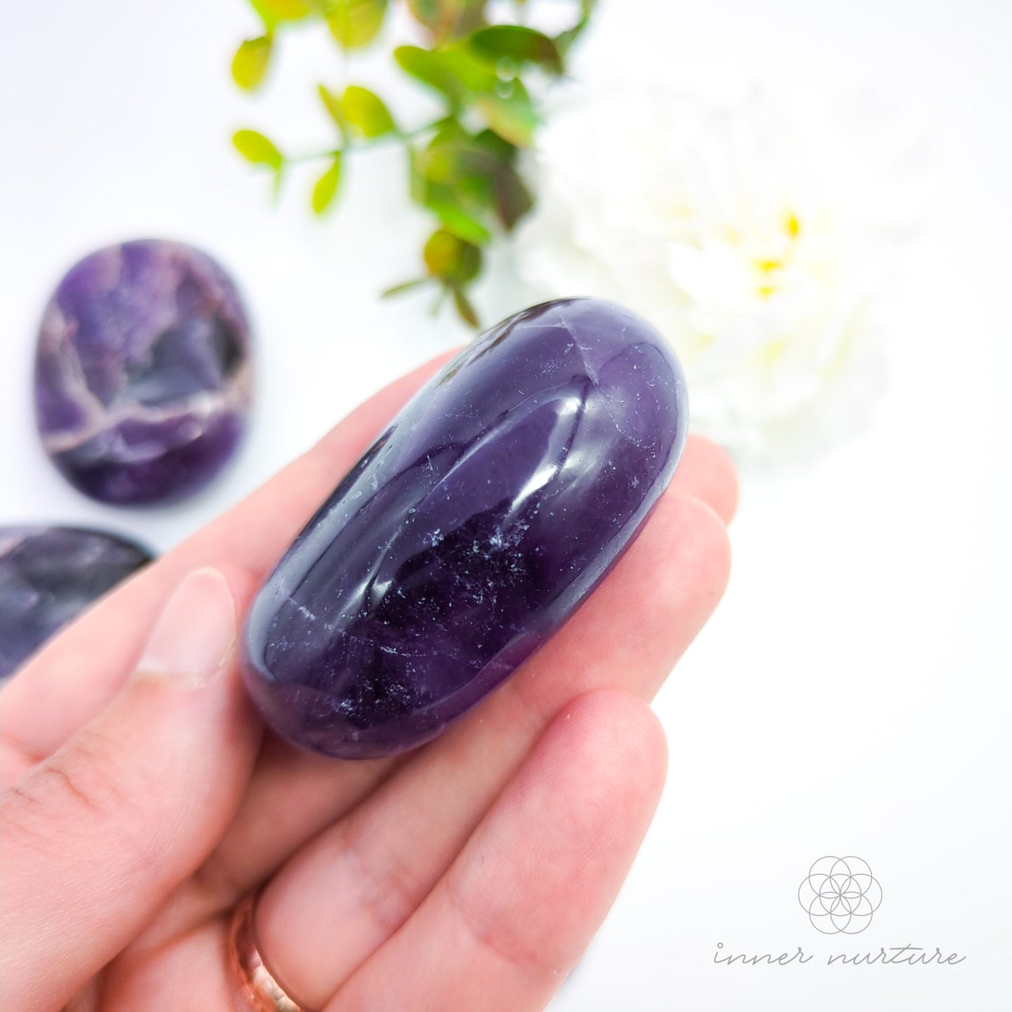 Amethyst Palm Stone | Crystal Shop Australia - Inner Nurture