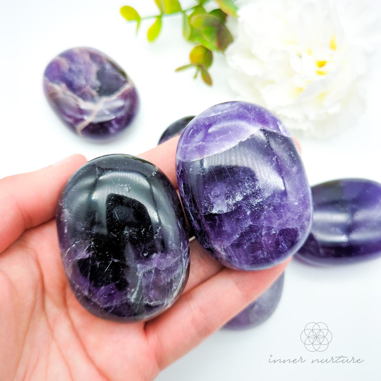 Amethyst Palm Stone | Crystal Shop Australia - Inner Nurture