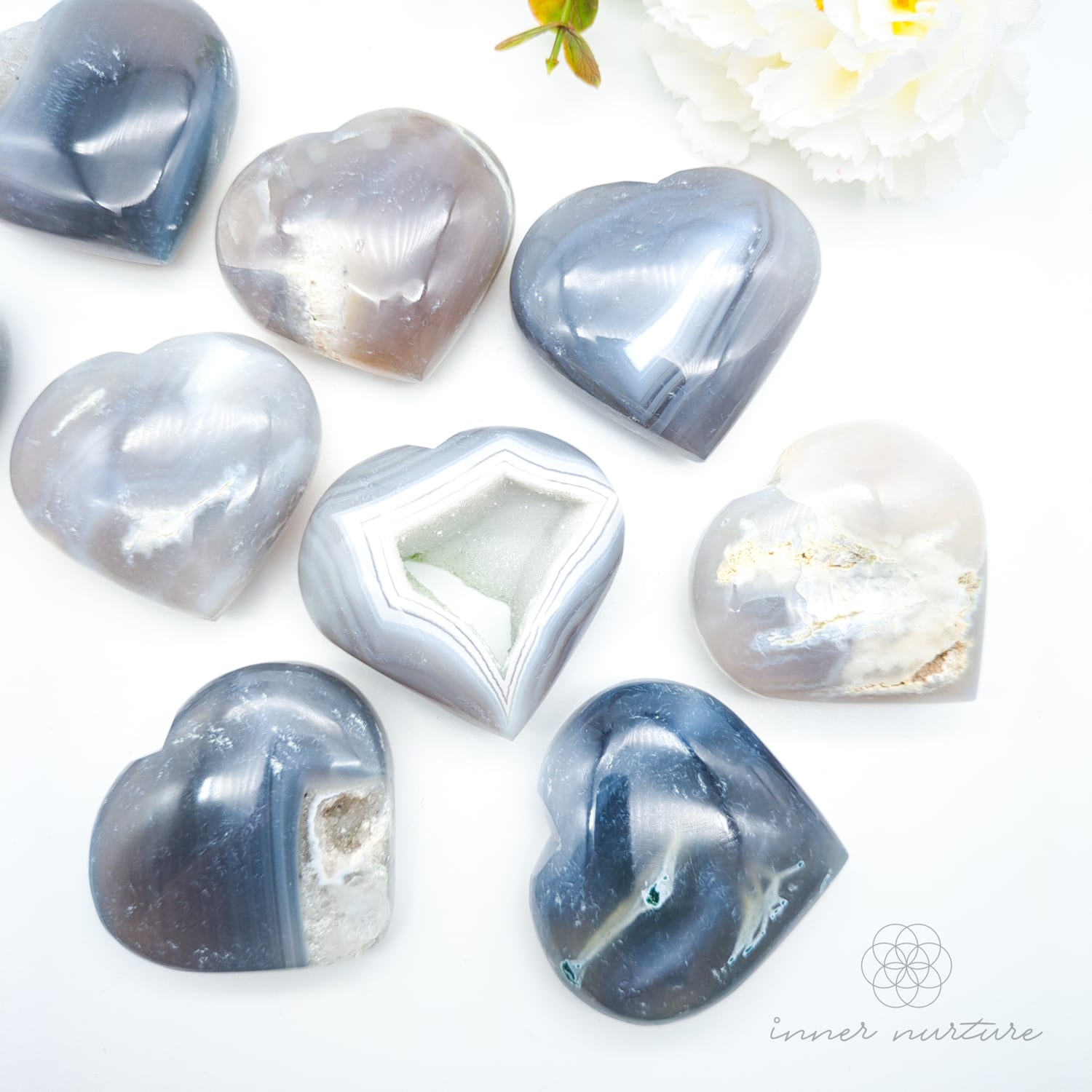 Agate Heart | Crystal Shop Australia - Inner Nurture