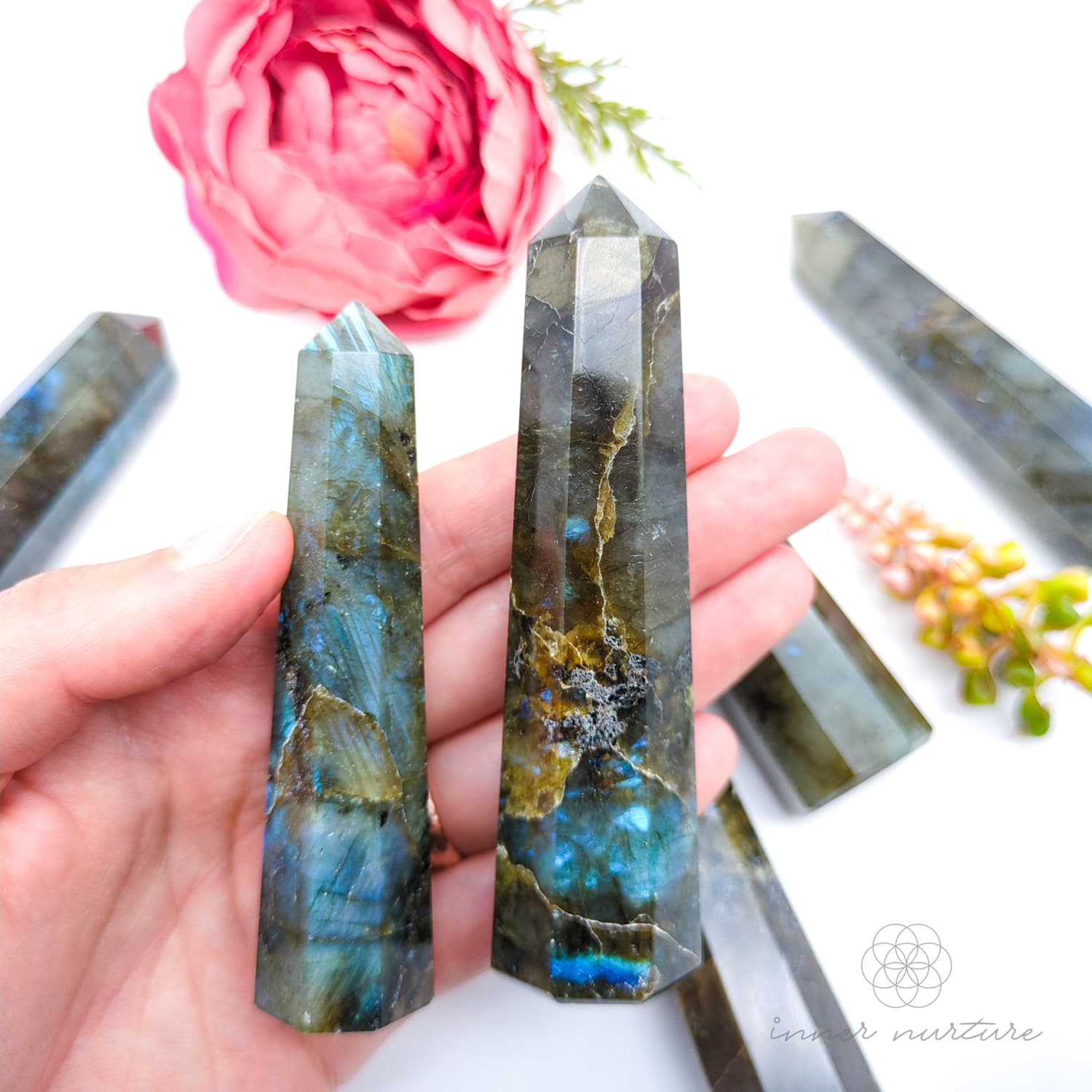 Labradorite Generator Tower | Crystal Shop Australia - Inner Nurture