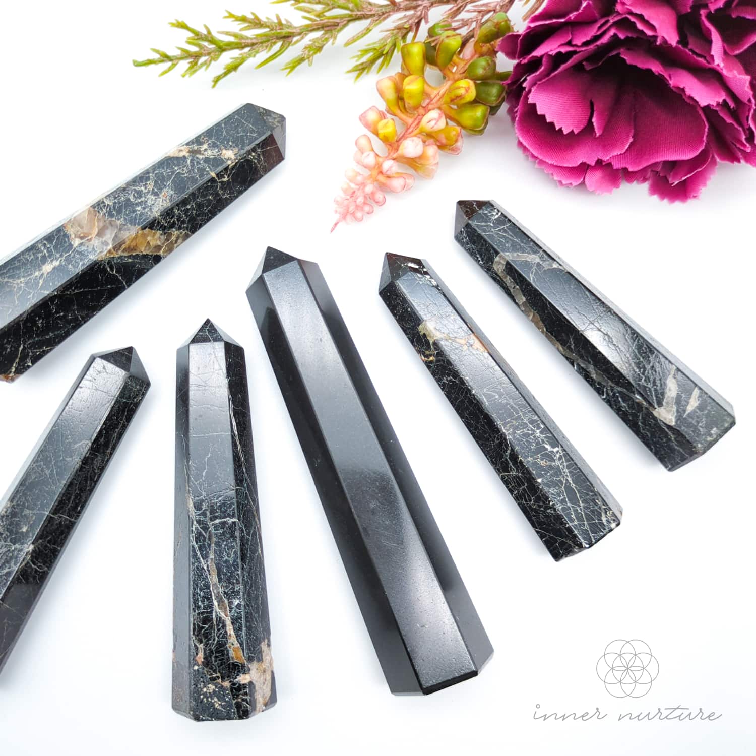 Black Tourmaline Generator Tower | Crystal Shop Australia - Inner Nurture