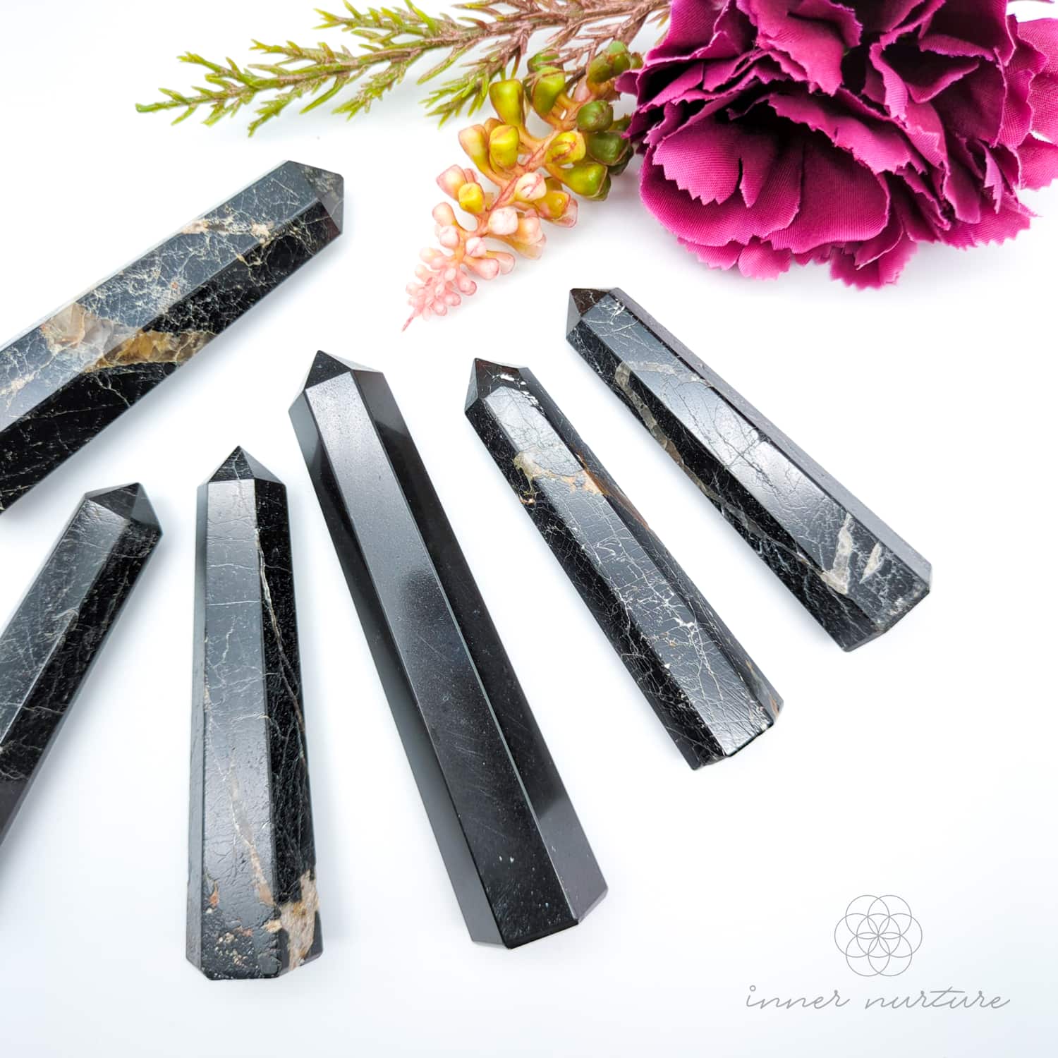 Black Tourmaline Generator Tower | Crystal Shop Australia - Inner Nurture