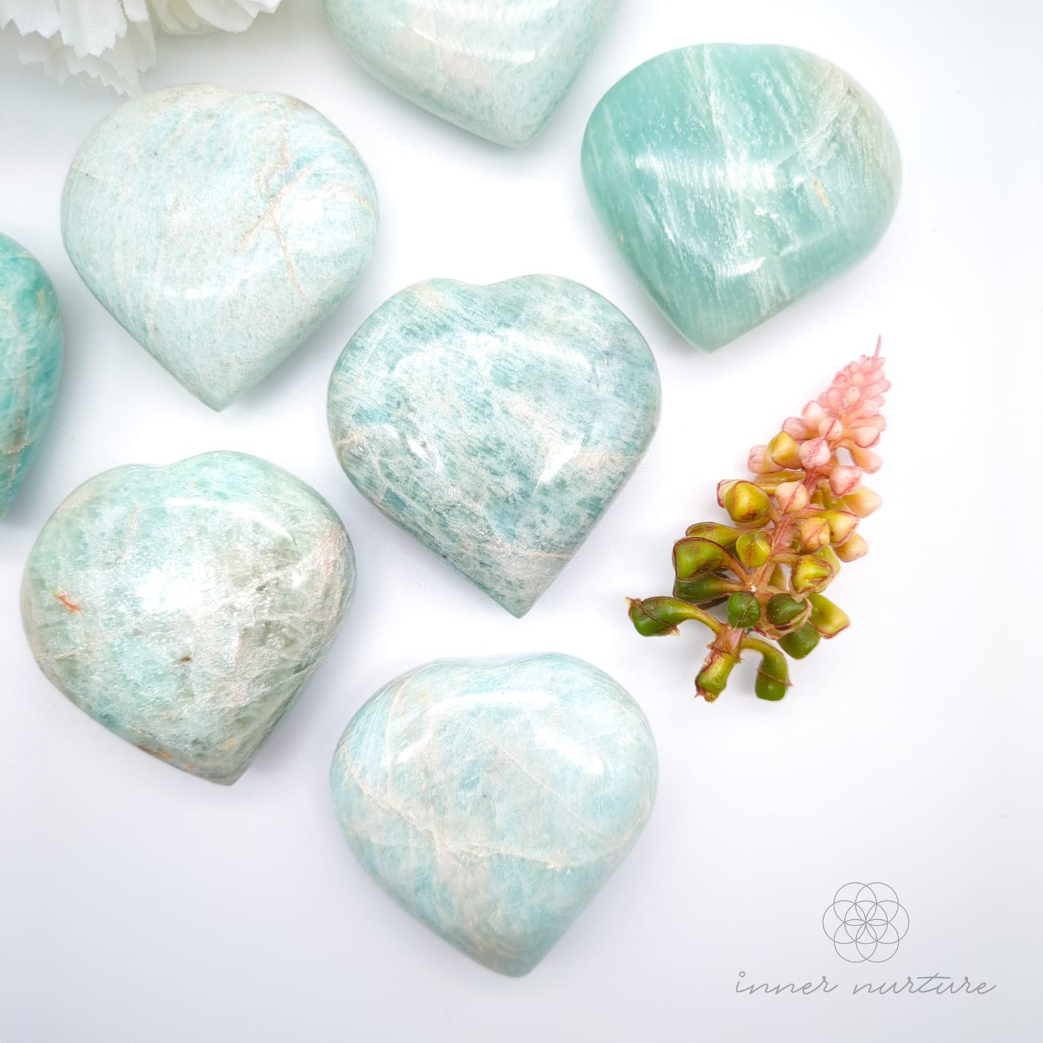 Amazonite Heart | Crystal Shop Australia - Inner Nurture