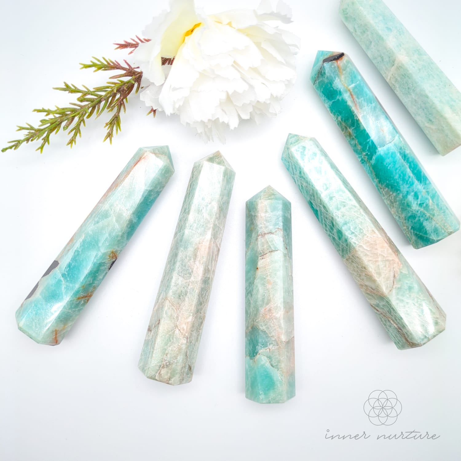 Amazonite Generator Tower | Crystal Shop Australia - Inner Nurture