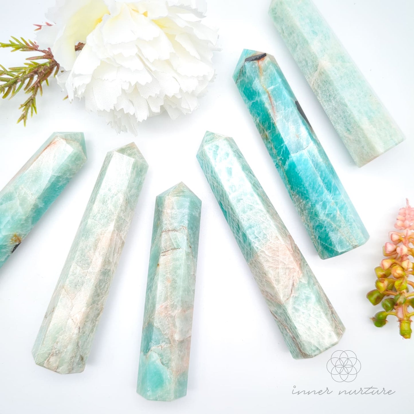 Amazonite Generator Tower | Crystal Shop Australia - Inner Nurture