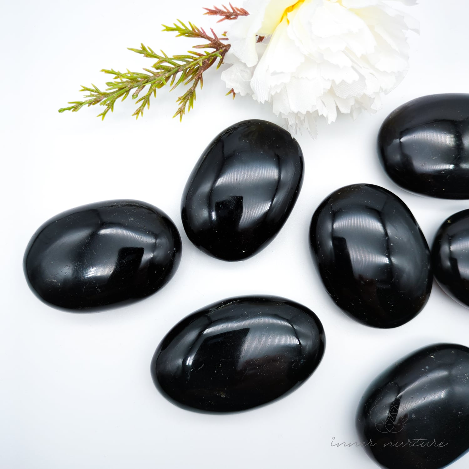 Black Obsidian Palm Stone | Crystal Shop Australia - Inner Nurture