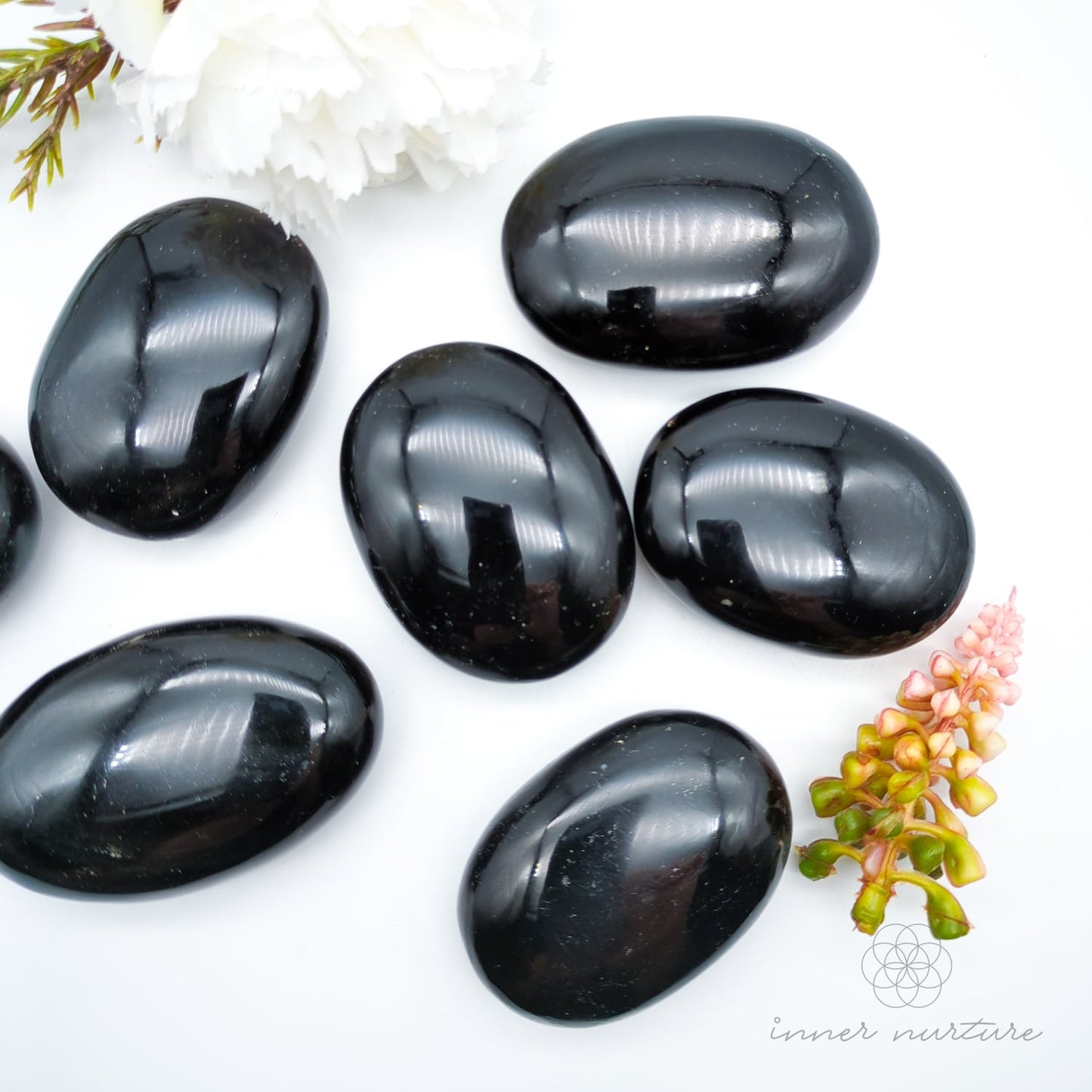 Black Obsidian Palm Stone | Crystal Shop Australia - Inner Nurture