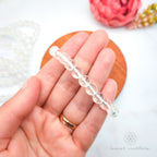 Clear Quartz Bracelet (8mm Polished Beads) | Shop Crystal Jewellery Australia - Inner Nurture