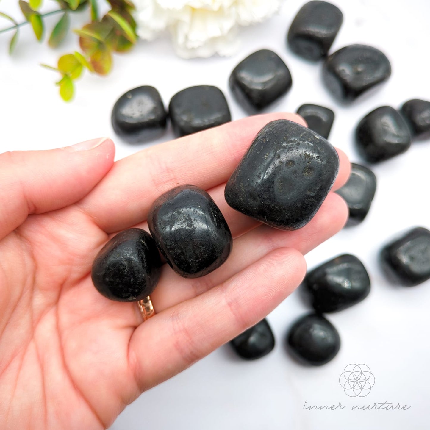 Black Tourmaline Tumble | Crystal Shop Australia - Inner Nurture