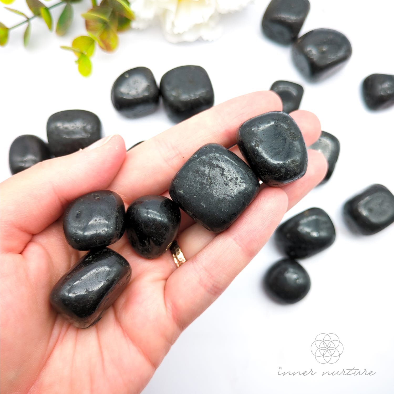 Black Tourmaline Tumble | Crystal Shop Australia - Inner Nurture