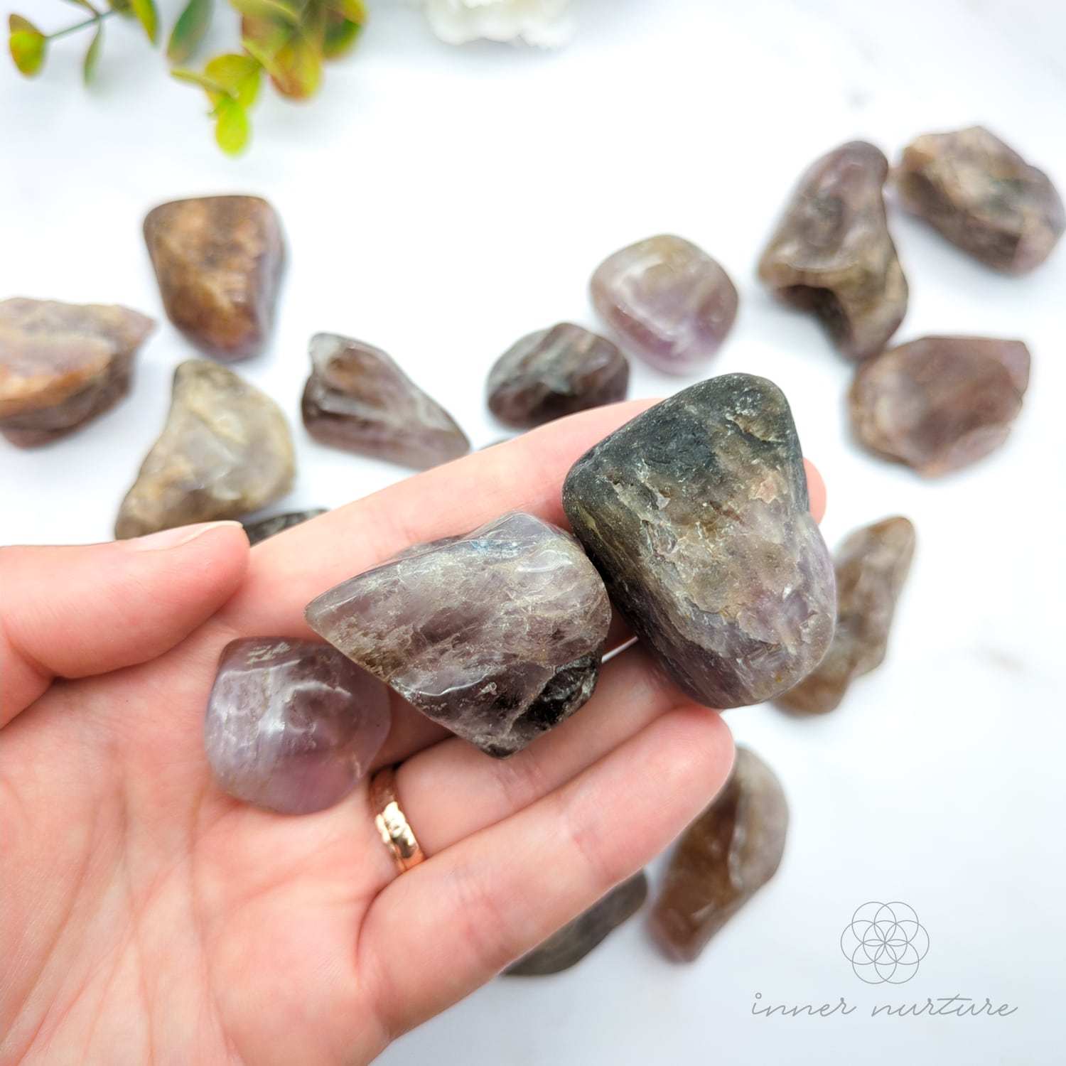 Amethyst With Inclusions Semi-Tumble (Super Seven) | Crystal Shop Australia - Inner Nurture