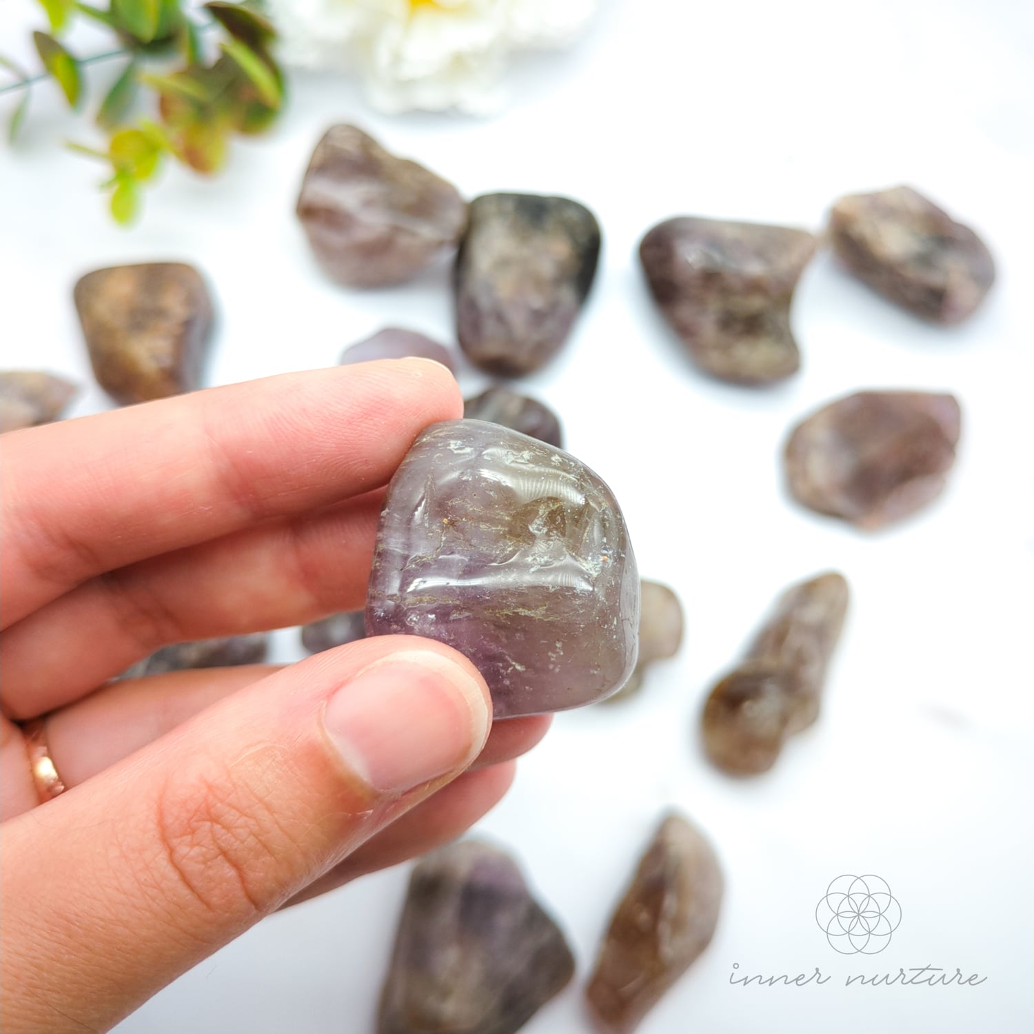 Amethyst With Inclusions Semi-Tumble (Super Seven) | Crystal Shop Australia - Inner Nurture