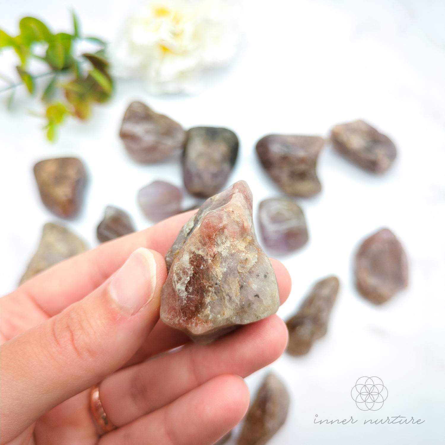 Amethyst With Inclusions Semi-Tumble (Super Seven) | Crystal Shop Australia - Inner Nurture