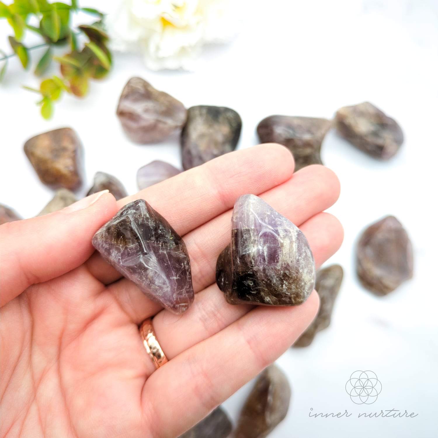 Amethyst With Inclusions Semi-Tumble (Super Seven) | Crystal Shop Australia - Inner Nurture