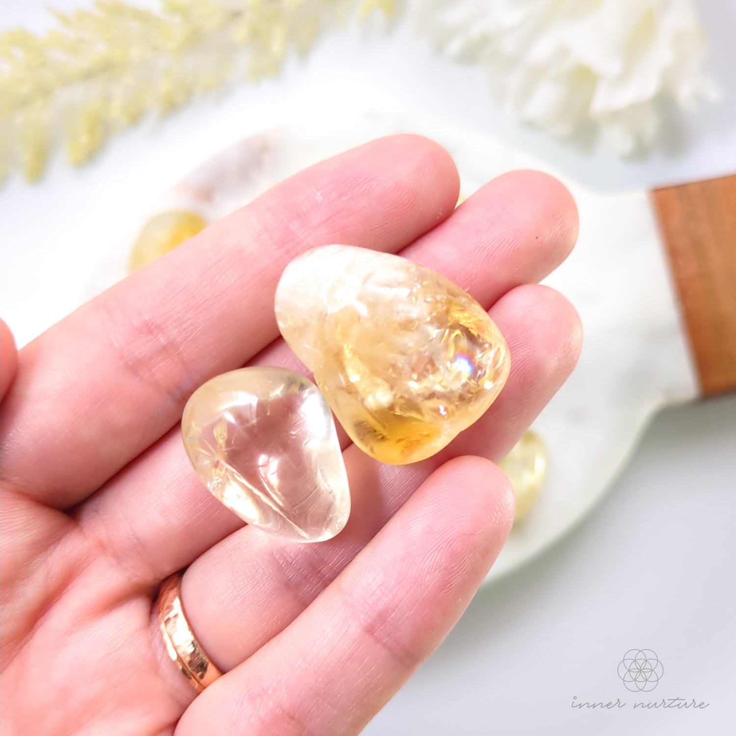 Citrine Tumble - Inner Nurture | Crystal Shop Australia 