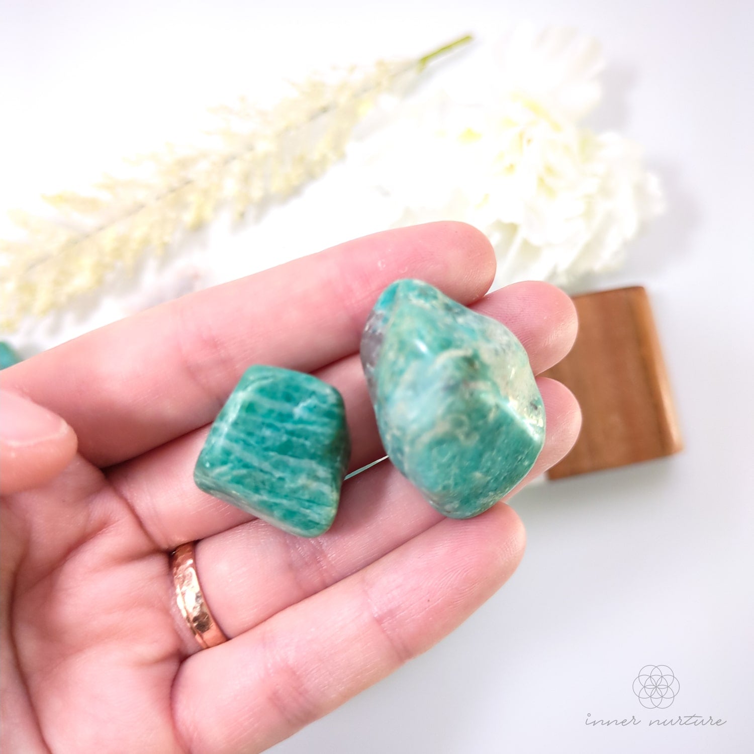Amazonite Tumble - Inner Nurture | Crystal Shop Australia 