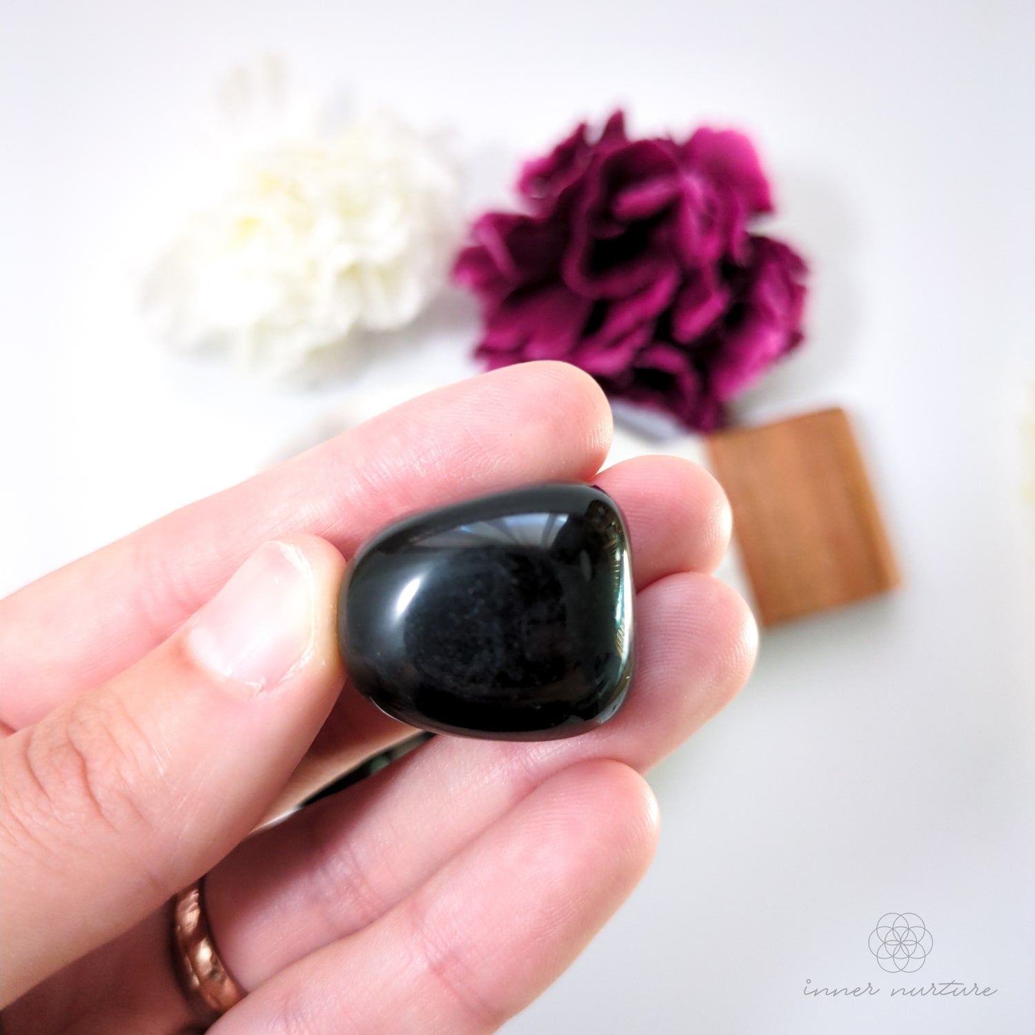 Black Obsidian Tumble - Inner Nurture | Crystal Shop Australia 
