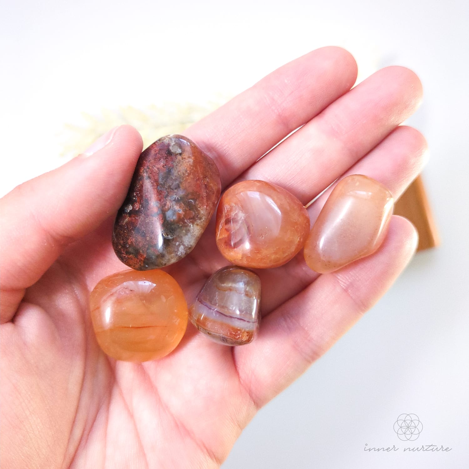 Carnelian Tumble - Inner Nurture | Crystal Shop Australia 
