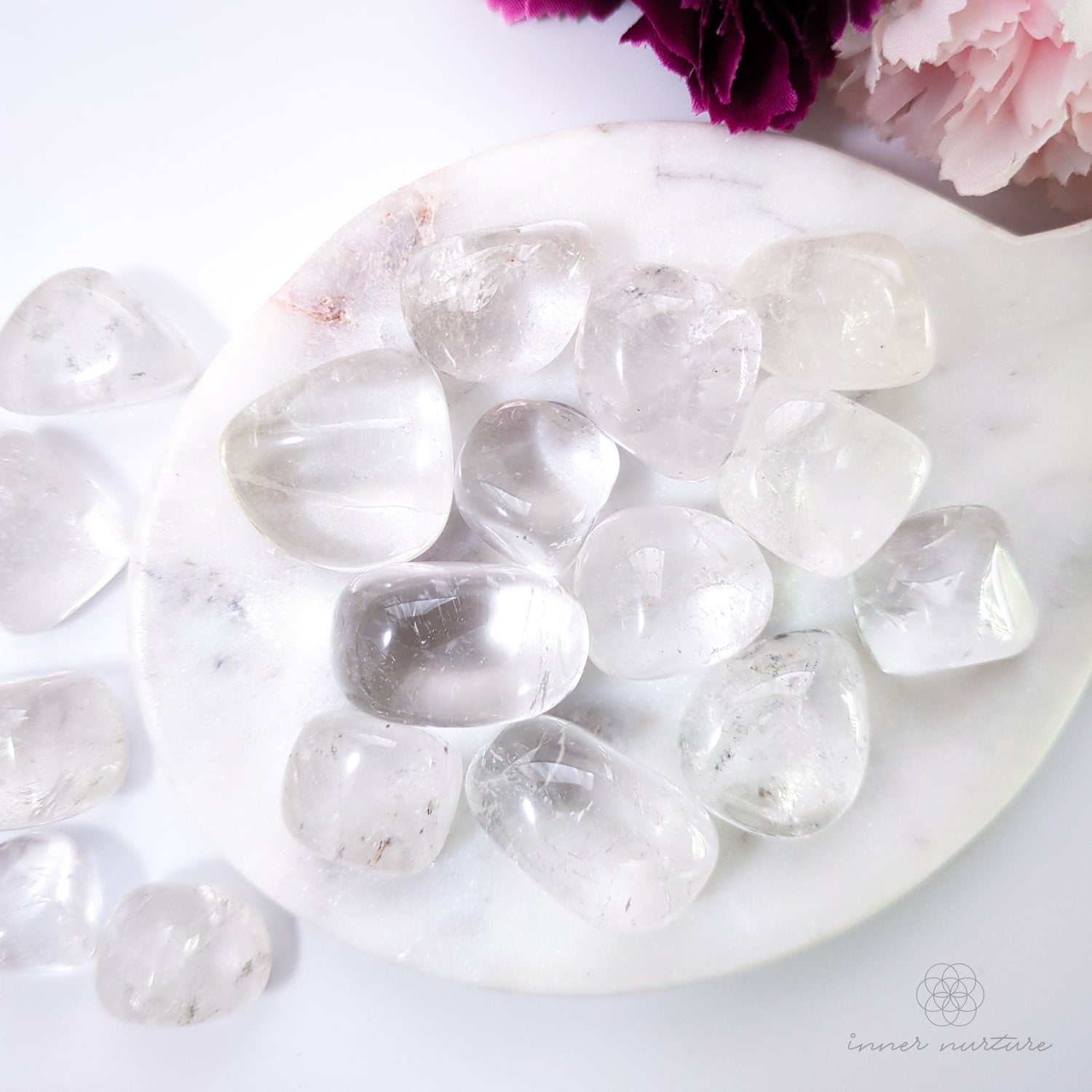 Clear Quartz Tumble - Inner Nurture | Crystal Shop Australia 